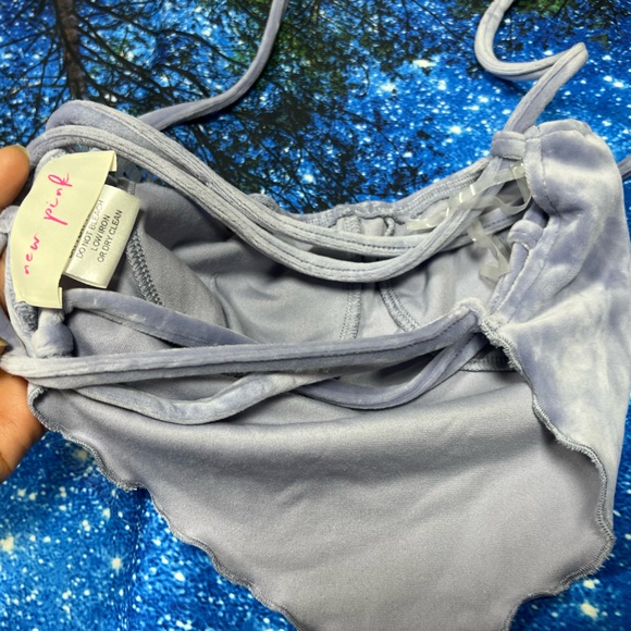 NWT Dolls Kill New Pink Lavender Can't Even Crop Top Skirt Set Size L Purple - Picture 4 of 9